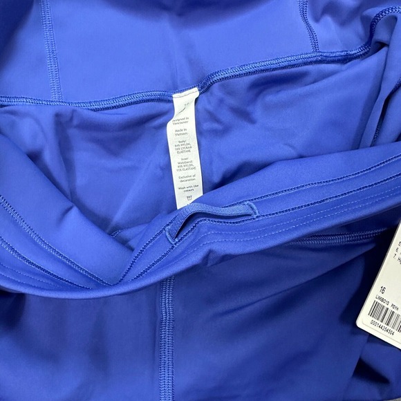 New Lululemon Size 20 Base Pace HR Crop 23" Tight Leggings PYSH Psychic Blue - Picture 7 of 10